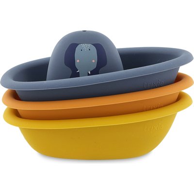 Jouets de bain bateaux empilables All animals TRIXIE