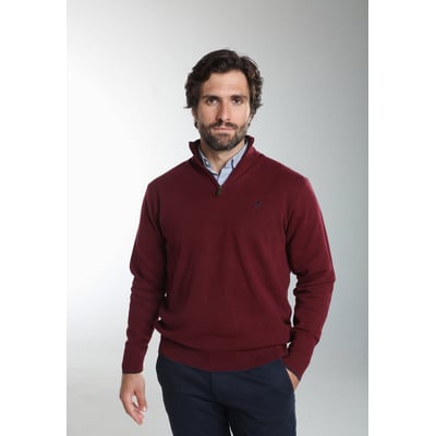 Pull col camionneur  en coton MAXIME GENTLEMAN FARMER