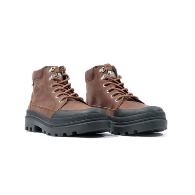 Pallatrooper Cuff WP+ Ankle Boots in Leather PALLADIUM