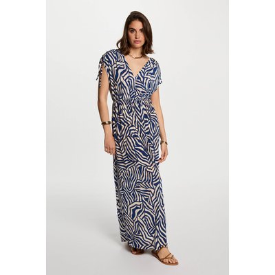 Robe longue évasée, imprimé multicolore femme MORGAN