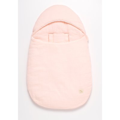 Nid d'ange bébé 5 attaches en double gaze de coton SAUTHON