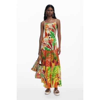 Desigual - Robe à volants tropicale DESIGUAL