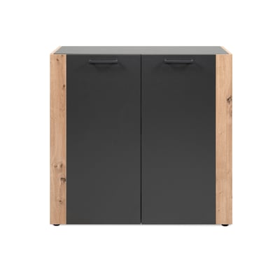 Commode 2 portes pieds noirs LUMA CALICOSY