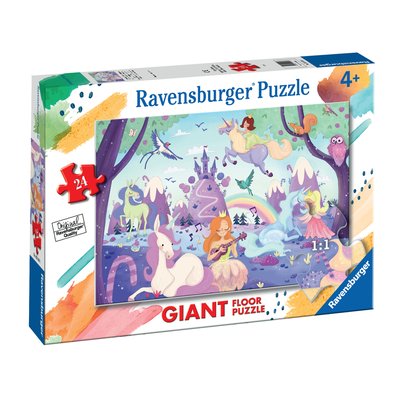 Puzzle giant 24 p - le monde magique des licornes RAVENSBURGER