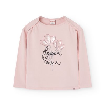 T-shirt manches longues avec dessin devant BOBOLI