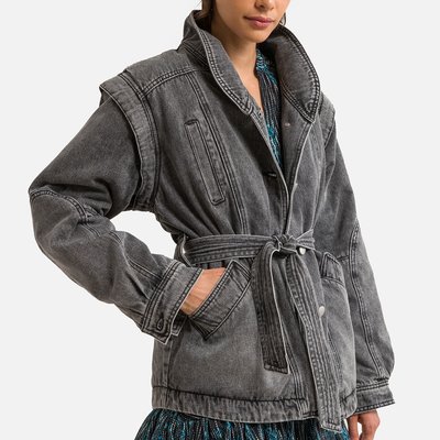 Veste en jean ceinturée, manches longues DJACK SUNCOO