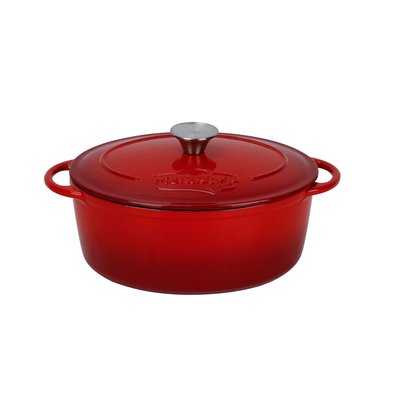 Cocotte ovale 4L en fonte émaillée, COLETTE MENASTYL