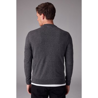 Pull ras du cou en maille manches longues NEXT