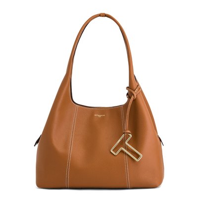 Sac porté épaule moyen modèle en cuir grainé JULIETTE LE TANNEUR