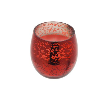Bougie en verre irisé décorative H19 SIA DECO
