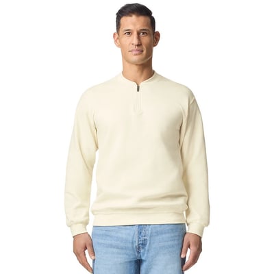 Sweat uni à col zippé SOFTSTYLE GILDAN