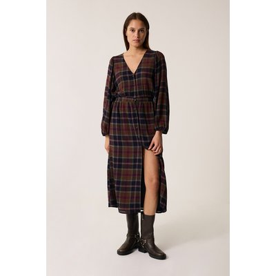 Robe carreaux col V TOMEO DES PETITS HAUTS