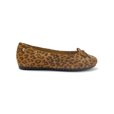 Ballerines plates cuir velours PEDICONFORT