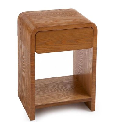 Table de chevet en frêne 1 tiroir 40x34x56cm WADIGA