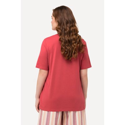 T-shirts en coton bio. Col en V et manches ULLA POPKEN