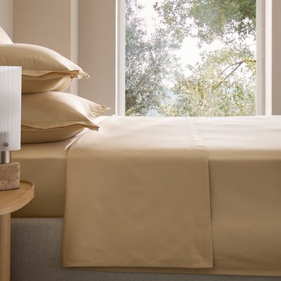 Drap plat en satin de coton 200 fils, GALOR AM.PM