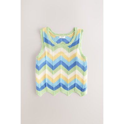 Débardeur en crochet zigzag NEXT