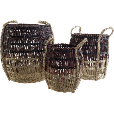 Panier en herbier marin, déco naturel RECOLLECTION
