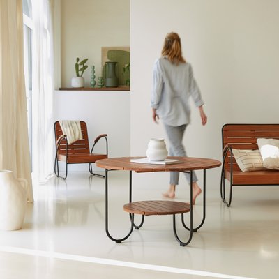 Table basse lattée en acacia massif KEY WOOD TIKAMOON