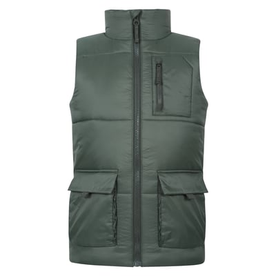 Doudoune Sans Manches Kaki Légère Pour Femme - Marque Dorotennis - Taille M