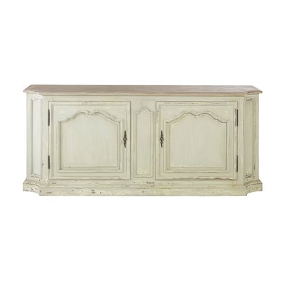 Buffet en pin massif patiné L195 cm - JOSEPHINE SIGNATURE