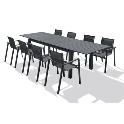 Ensemble repas en aluminium MIAMI DCB GARDEN