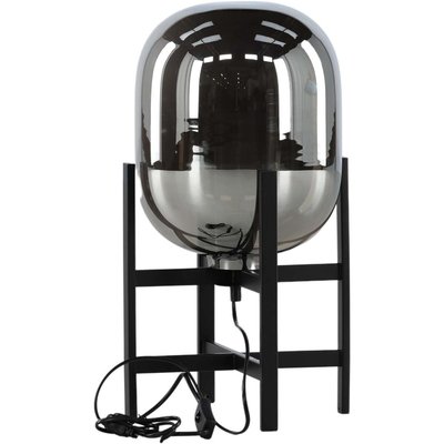 Lampe à poser noir en acier et verre Altair VENTURE HOME