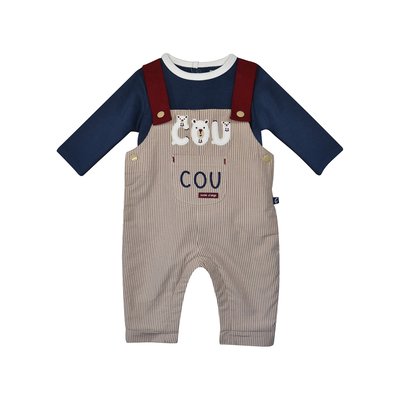 T shirt + salopette naissance frejus SUCRE D'ORGE