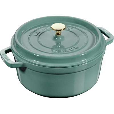 Cocotte ronde 24 cm Eucalyptus STAUB
