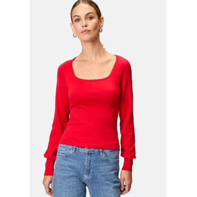 Pull en maille avec encolure carrée ZERO