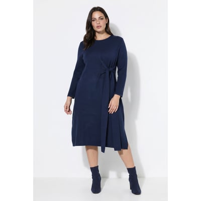 Robe maxi en maille, ruban fantaisie ULLA POPKEN