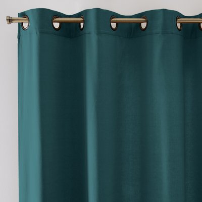 Штора из велюра с люверсами Velvet LA REDOUTE INTERIEURS