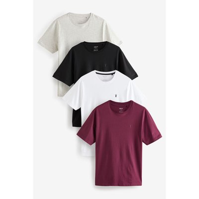T-shirt à manches courtes, lot de 4 NEXT