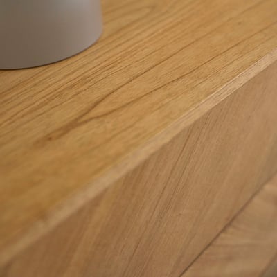 Commode en bois massif 120 cm 6 tiroirs  PACÔME BERAH GETAH