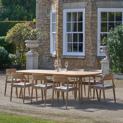 Salita Teak Wood 8 Seater Patio Dining Set SO'HOME