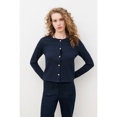 Gilet droit col rond TVICTORIA CAROLL