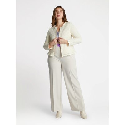 Veste en dentelle macramé avec un jeu de transparence raffiné FIORELLA RUBINO