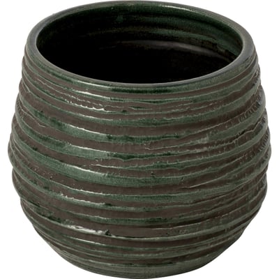 Cache-pot en poterie brillante RECOLLECTION