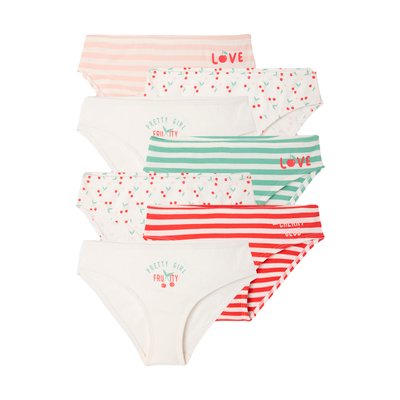 Lot de 7 culottes fantaisie VERTBAUDET