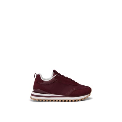 Modèle de baskets Bjorna en néoprène et cuir velours MARC O'POLO