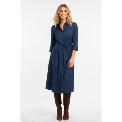 Robe chemise en jacquard ALBANE DERHY