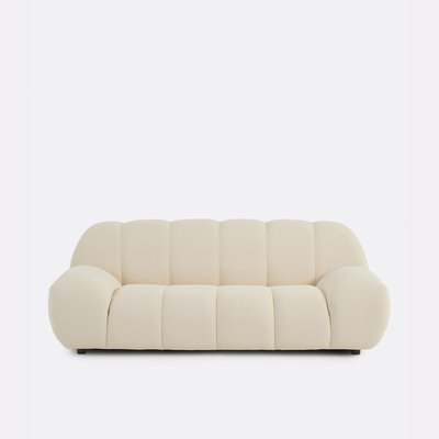 Canapé droit, 3 places, en tissu matelassé, NURIA LA REDOUTE INTERIEURS