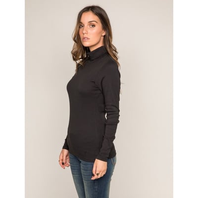Sous Pull Col Roulé Pur Coton Peigné Fusee DONA LISA