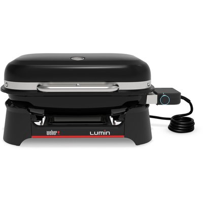 Barbecue électrique Electrique Lumin + plancha black WEBER
