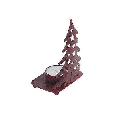 Photophore sapin de Noël en métal Taille 2 AUBRY GASPARD
