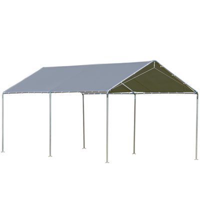 Carport auvent pour voiture 5,95L x 2,90l x 2,60H m OUTSUNNY