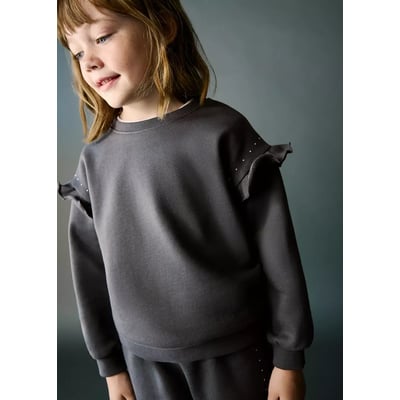 Sweat coton détail clous MANGO BABY