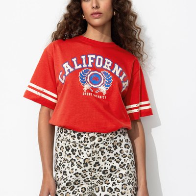 T-shirt motif campus PROMOD