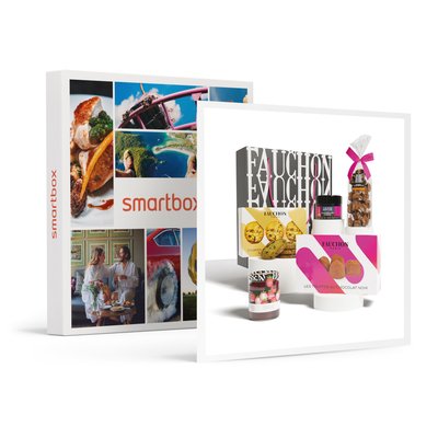 Coffret Douceurs Fauchon : délices sucrés avec thé livrés à domicile- SMARTBOX - Coffret Cadeau Gastronomie SMARTBOX