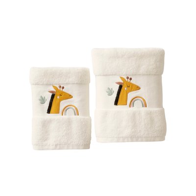 Serviette de bain Girafe Oeko-Tex® VERTBAUDET
